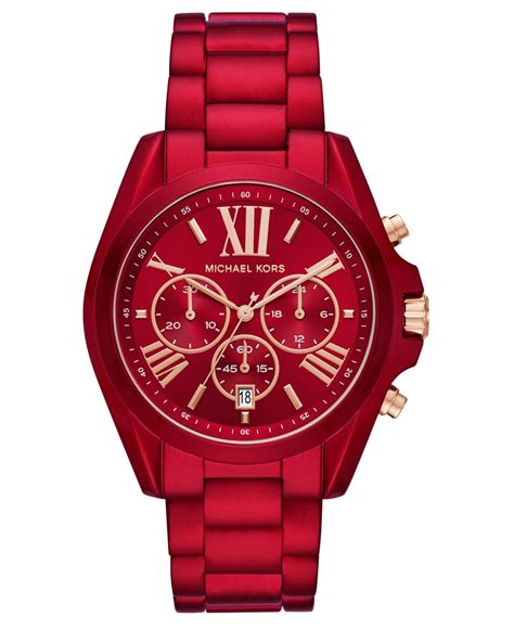 michael kors watch women red|red michael kors watch men's.